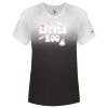 Women's V-Neck Ombre T-Shirt Thumbnail