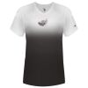 Women's V-Neck Ombre T-Shirt Thumbnail
