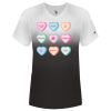 Women's V-Neck Ombre T-Shirt Thumbnail