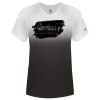 Women's V-Neck Ombre T-Shirt Thumbnail